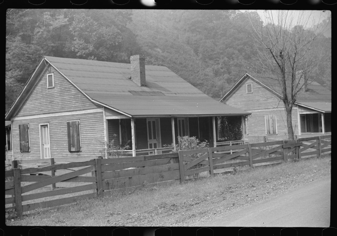 Deserted homes, mining town, Twin Branch, West Virginia